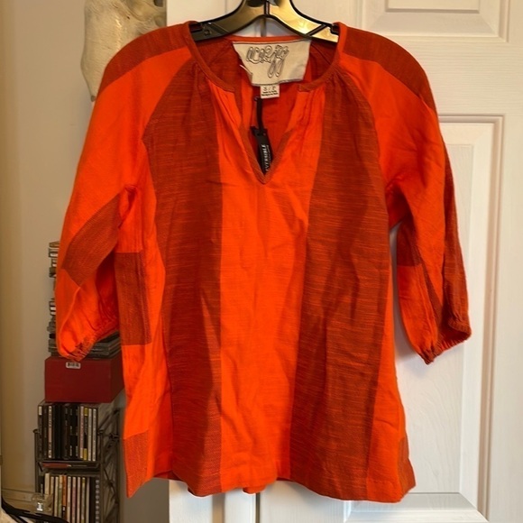 Ace & Jig Tops - NWT Ace & Jig Mina Top in Tomato